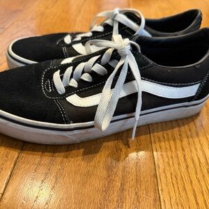 Vans Black and White Sneakers